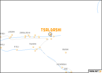 map of Tsaldashi