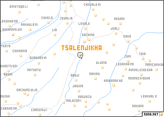 map of Tsalenjikha