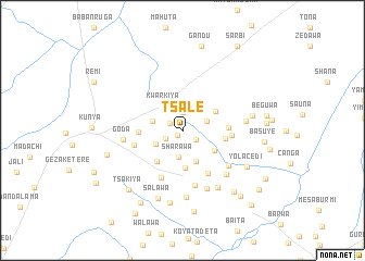 map of Tsale