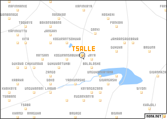 map of Tsalle