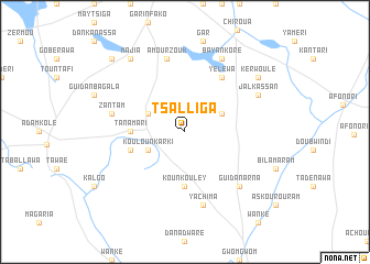 map of Tsalliga