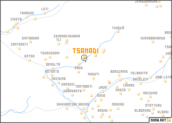 map of Tsamadi