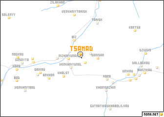 map of Tsamad