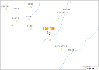 map of Tsama II