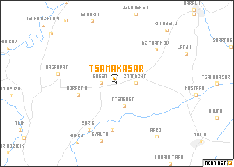 map of Tsʼamakʼasar