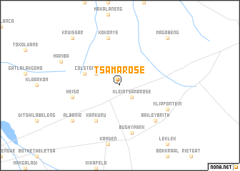 map of Tsamarose