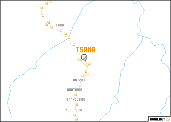 map of Tsama