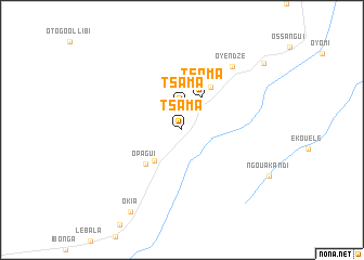 map of Tsama