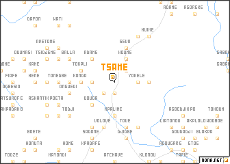 map of Tsamé