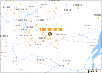 map of Tsamia Kara