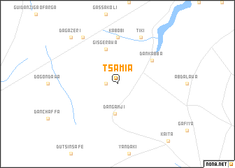 map of Tsamia