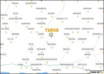 map of Tsamia