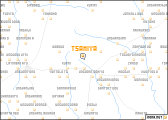 map of Tsamiya