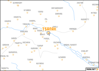 map of Tsanak