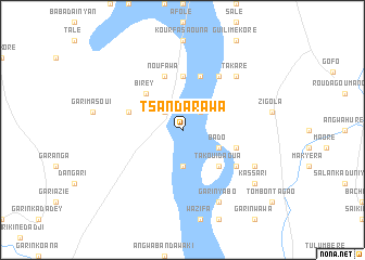 map of Tsandarawa