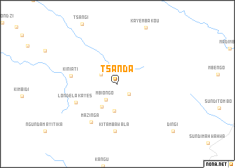 map of Tsanda