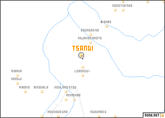 map of Tsandi