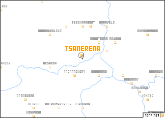 map of Tsanerena