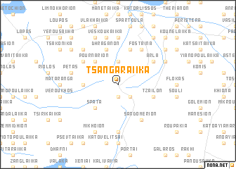 map of Tsangaraíika