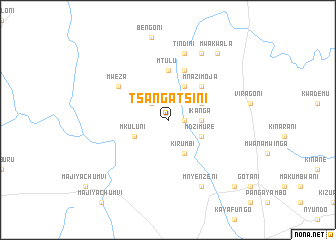 map of Tsangatsini