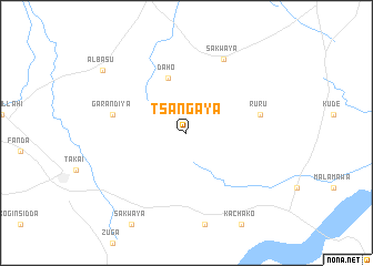 map of Tsangaya