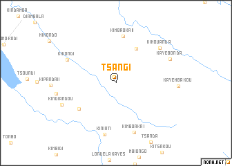 map of Tsangi