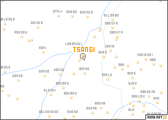 map of Tsangi