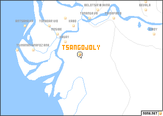 map of Tsangojoly