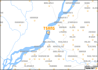 map of Tsang