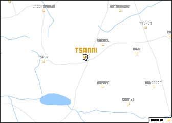 map of Tsanni