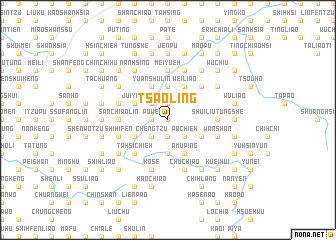 map of Ts\