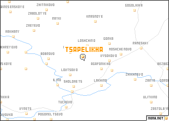 map of Tsapelikha