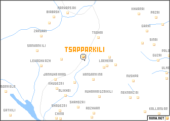 map of Tsappar Kili
