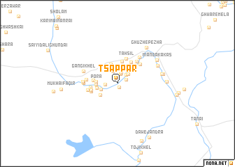 map of Tsappar