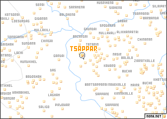 map of Tsappar