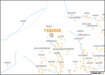 map of Tsappar