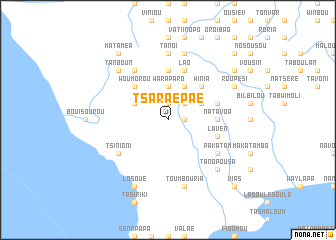 map of Tsaraépaé