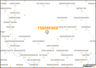 map of Tsarafara