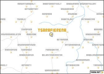 map of Tsarafierena