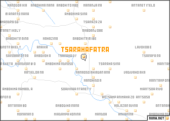 map of Tsarahafatra