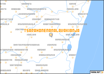 map of Tsarahonenana-Lavakianja