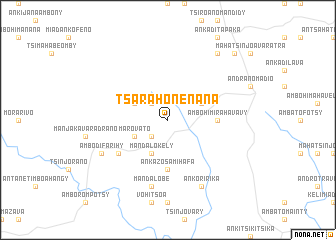 map of Tsarahonenana