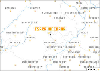 map of Tsarahonenana