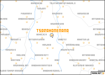 map of Tsarahonenana