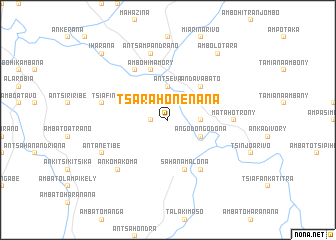 map of Tsarahonenana