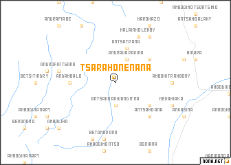 map of Tsarahonenana