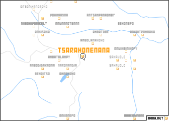 map of Tsarahonenana