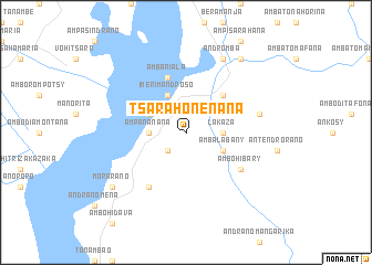 map of Tsarahonenana