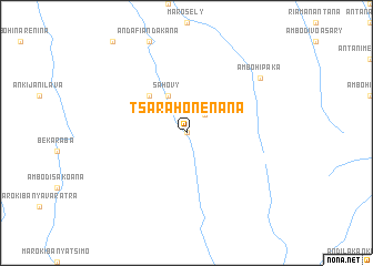 map of Tsarahonenana