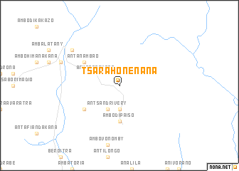 map of Tsarahonenana